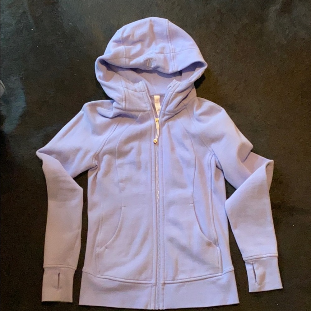 LULULEMON, Scuba Jacket Sz 4 periwinkle